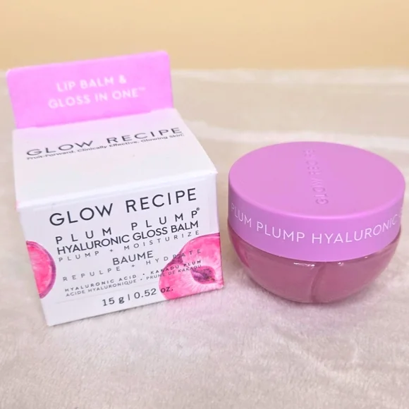Glow Recipe Plum Plump Hyaluronic Gloss Balm - Picture 1 of 10